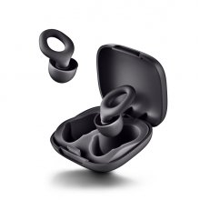 NGS Noon Tapones para Oidos con Reduccion de Ruido - Silicona - Funda y 4 Almohadillas - Color Negro