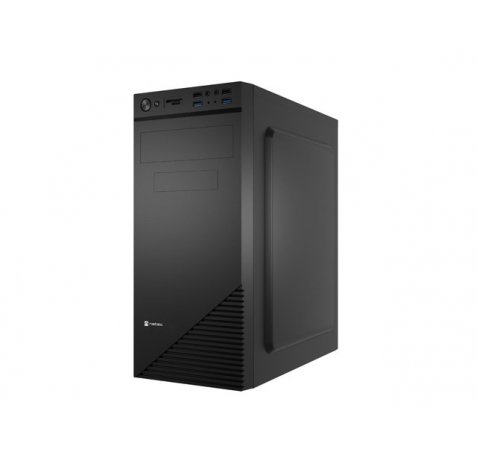 Natec Cabassu G2 Caja Midi Tower Micro-ATX/ATX/Mini-ITX - Lector de Tarjetas, 2xUSB 3.0 y 2xUSB2.0 y 2xMiniJack - Compatible Kensington Lock - Color Negro