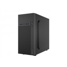 Natec Helix Caja Mini Torre MiniATX - Compatible Micro-ATX y Mini-ITX - 2xUSB 3.0, 2xUSB2.0 y 2xMiniJack - Color Negro