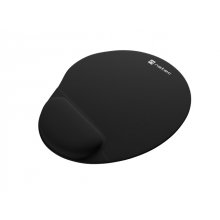 Natec Marmot Alfombrilla para Raton con ReposamuÃ±ecas - 225x245mm - Superficie Textil Suave - ReposamuÃ±ecas de Gel - Color Negro