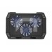 Natec Oriole Base Refrigeradora para Portatil de 17.3" - 3 Ventiladores de 120 mm - Control de Velocidad - Iluminacion Led - Hub de 2 Puertos USB-A - Color Negro