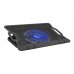 Natec Dipper 2 Base Refrigeradora para Portatil de 17.3" - Gran Ventilador de 180 mm - Control de Velocidad - Iluminacion Led - Hub de 2 Puertos USB-A - Color Negro