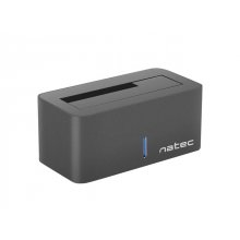 Natec Kangaroo Caja Externa para Discos HDD/SSD - Compatible 2,5" y 3,5" SATA - USB 3.0 - Color Negro