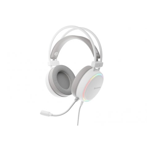 Genesis Neon 613 G2 Auricular Gaming - Altavoz 50mm -  Microfono de Condensador - RGB - Jack 3.5 - Color Blanco