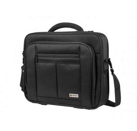 Natec Boxer Maletin para Portatiles de 17,3" - Sistema Anti-Impactos - Resistente a la Abrasion - Gran Capacidad - Color Negro