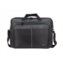 Natec Doberman Maletin para Portatiles de 17.3" - Sistema Anti-Impactos - Resistente a la Abrasion - Gran Capacidad - Color Negro