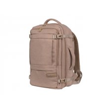 Natec Camel Lite Mochila de Viaje 2 en 1 para Portatiles de 15.6" - Equipaje de Mano de 19 Litros - Color Beige