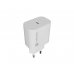 Natec Ribera Cargador de Pared 20W - 1xUSB-C - Carga Rapida - Color Blanco