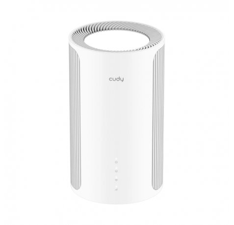 Cudy AX3000 Router WiFi 6 5G SA/NSA - Servidor y Cliente VPN - Ethernet 1Gbps - Nano Sim - Control en la Nube con App - Doble Banda hasta 2.6Gbps - Color Blanco