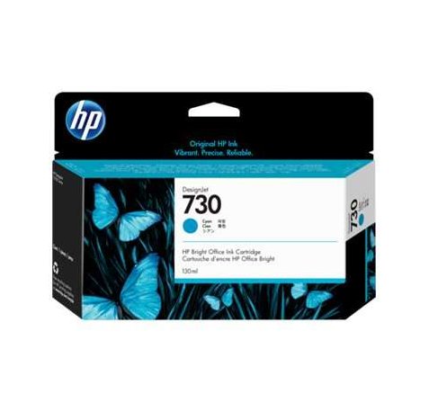 HP 730 Cyan Cartucho de Tinta Original - P2V62A