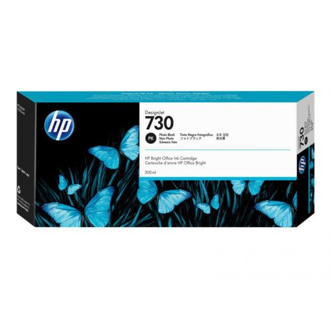 HP 730 Negro Photo Cartucho de Tinta Original - P2V73A