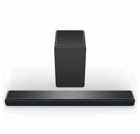 TCL P733WE Barra de Sonido con Subwoofer Inalambrico 110W - Salida de Audio 3.1 Canales - Bluetooth 5.2, 3D Sound, DTS Virtual X, Dolby Digital Plus - Color Negro