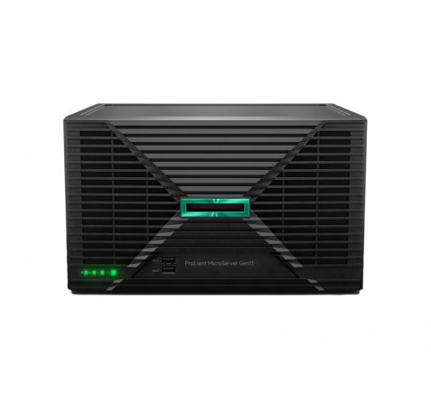 HPE ProLiant MicroServer Gen11 Servidor Intel Pentium G7400 - 16GB - 1TB SSD - DisplayPort y VGA - USB-A 3.2 Gen1 y Gen2