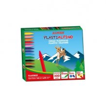 Alpino PlastiAlpino Economy Pack con 300 Ceras para NiÃ±os - Material Resistente - No Manchan - Colores Brillantes - Colores Surtidos
