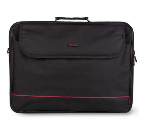 NGS Passenger Maletin para Portatil 16" - Acolchado Interior - 2 Compartimentos y Bolsillo Exterior - Color Negro