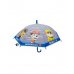 Safta Paw Patrol Pups Rule Paraguas Manual de 76cm - 8 Paneles - Asa y Punta de PVC - POE Transparente - Nervios de Acero de 8mm - Color Azul