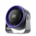 Vention PBJ Ventilador de Sobremesa - Velocidad Maxima 2500RPM - Bateria de 3000mAh - Modo Noche - Pantalla - Conexion USB-C - Color Gris Oscuro