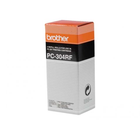 Brother PC304RF Pack de 4 Rollos de Transferencia Termica Originales