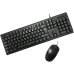 Coolbox PcCase KTR-001 Pack USB Teclado 105 Teclas + Raton 3 Botones - Uso Ambidiestro - Color Negro