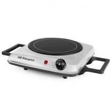 Orbegozo PCE 4050 Placa Vitroceramica Portatil - Manten la Comida Caliente en Cualquier Lugar - Compatible con Todo Tipo de Materiales - Potencia de 1200W - Facil de Regular con Termostato