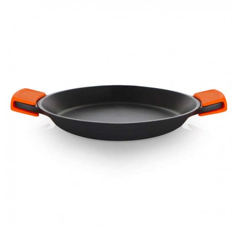 Orbegozo PDA Paellera de Aluminio Fundido - Versatilidad y Durabilidad en tu Cocina - Asas de Silicona - Antiadherente Libre de Pfoa - Apta para Todo Tipo de Fuegos - Lavavajillas y Horno
