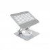Tooq Soporte para Portatil hasta 13" - Rotacion 360 - Plegable y Portatil - Color Plata