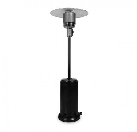 Orbegozo PHE 50 Estufa a Gas de Exterior - Potencia Calorifica de 12000W - Seguridad Antivuelco - Encendido Piezo Electrico - Ruedas de Transporte - Gas Butano/Propano - Altura de 225cm - Color negro