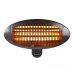 Orbegozo PHF 26 Estufa de Cuarzo para Exterior - Potencia 2000W - Proteccion IP-X4 - 3 Niveles de Calor - Color gris oscuro