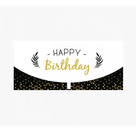 Pictura Tarjeta Money Cards - 21.3x9.6cm - Formato Sobre Horizontal - Ideal para Regalos Elegantes - Tematica Cumpleaños - Embolsada en Celofan - Incluye Sobre Blanco - Papel con Certificacion FSC