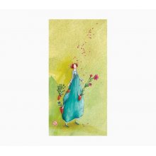 Pictura Gaëlle Boissonnard Tarjeta Doble - Acabado en Barniz de Relieve UV Grueso - Laminado Mate de Tacto Suave - 10.5x21cm - Papel con Certificacion FSC