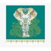 Pictura Tarjeta Arabesque - 16x16cm - Tematica Elefante - Tarjeta Triptica sin Envoltorio - Incluido Sobre Blanco - Papel con Certificacion FSC