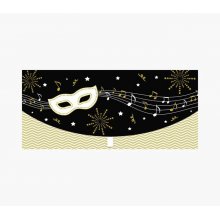 Pictura Tarjeta Money Cards - Tarjeta de Regalo Tipo Sobre Horizontal - Ideal para Regalar Cheques, Entradas o Dinero - Tematica Fiesta - 21.3x9.6cm - Embolsada Individualmente en Celofan - Incluye Sobre Blanco - Papel con Certificacion FSC