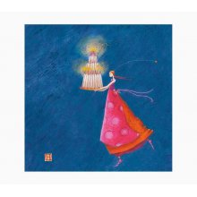 Pictura Gaëlle Boissonnard Tarjeta Doble - Acabado en Barniz de Relieve UV Grueso - 16x16cm - Laminado Mate de Tacto Suave - Papel con Certificacion FSC