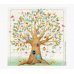 Pictura Tarjeta Puzzle - 15.5x15.5cm - Tematica Arbol Casa - 25 Piezas - Incluye Tarjeta Plegada y Sobre Blanco - Certificacion FSC