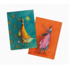 Pictura Gaëlle Boissonnard Conjunto de 2 Cuadernos A6 - Acabado en Barniz de Relieve UV Grueso - 10.5x15cm - Dos Cuadernos de 48 Paginas - Papel Certificado FSC
