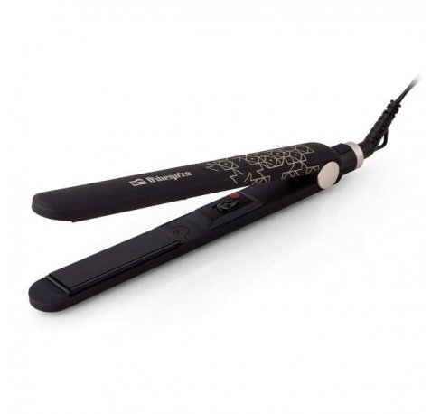 Orbegozo Plancha de Pelo Ceramica Profesional - Resultados Rapidos y Seguros - Diseño Ergonomico y Compacto - Cable Giratorio de 180cm - Potencia 35W