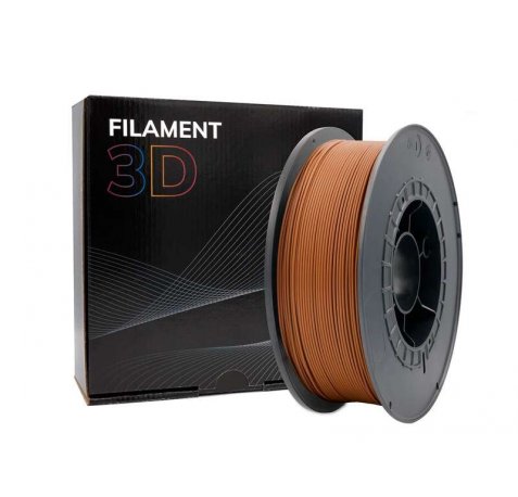 Filamento 3D PLA - Diametro 1.75mm - Bobina 1kg - Color Marron