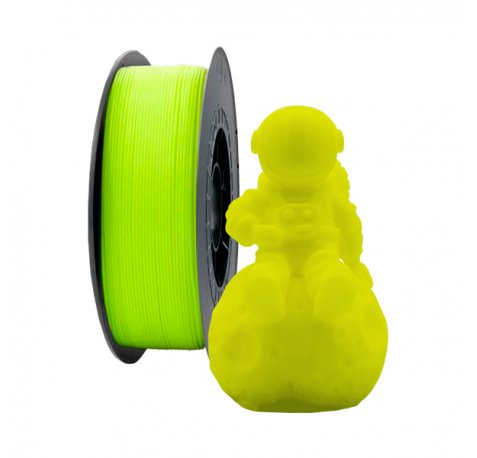 Filamento 3D PLA - Diametro 1.75mm - Bobina 1kg - Color amarillo | pla - diametro - bobina - color amarillo fluorescente