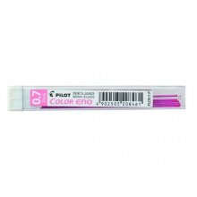 Pilot Pack de 6 Minas para Portaminas Color Eno H-197 0.7mm - Minas Color Rosa