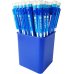 Molin Grafic-320 Pack de 50 Portaminas HB 0.5mm - Cuerpo Triangular - Goma de Borrar Integrada - Color Azul