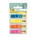 Post-It Index Pack de 4 Dispensadores con 35 Marcadores de Indice Reposicionables - Forma Rectangular - Colores Surtidos