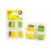 Post-It Index Pack de 2 Dispensadores con 50 Marcadores de Indice Reposicionables - Forma Rectangular - Color Verde