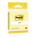 Post-It Bloc de 100 Notas Adhesivas Reposicionables - Forma Cuadrada - 76x76mm - Color Amarillo Claro