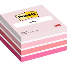 Post-It Cubo de 450 Notas Adhesivas Reposicionables - Forma Cuadrada - 76x76mm - Colores Surtidos