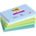 Post-It Super Sticky Pack de 5 Blocs de 90 Notas Adhesivas Reposicionables - Forma Rectangular - 127x76mm - Colores Surtidos