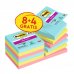 Post-It Super Sticky Pack de 12 Blocs de 90 Z-Notas Adhesivas Reposicionables - Coleccion Cosmic - 76x76Â mm - Promocion 8 Blocs + 4 Gratis - Colores Surtidos