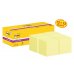 Post-It Super Sticky Pack de 24 Blocs de 90 Notas Adhesivas Reposicionables - 76x76mm - Promocion 12 Blocs + 12 Gratis - Color Amarillo Claro
