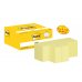Post-It Pack de 24 Blocs de 100 Notas Adhesivas Reposicionables - Forma - 51x38mm - Color Amarillo Claro