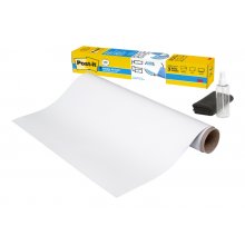 Post-It Easy Erase Pizarra Adhesiva - Forma Rectangular - 121.9x182.9cm - Color Blanco