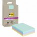 Post-It Super Sticky SuperÂ Sticky Pack de 4 Blocs de 45 Notas Adhesivas Recicladas - Forma Rectangular - 102x152mm - Colores Surtidos